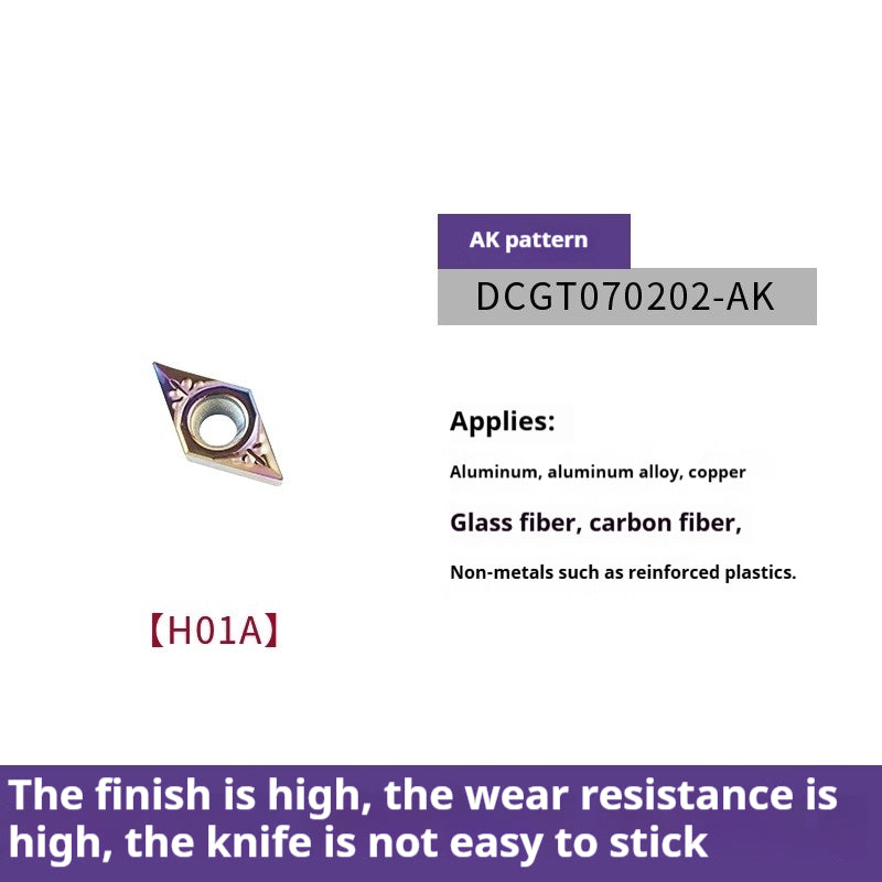 6006 CNC Aluminum Lathe Metal Ceramic Turning Inserts Nano-coated Cylindrical WNMG Bore CCMTAPMT Milling Inserts Shandong Denso Pricision Tools Co.,Ltd.