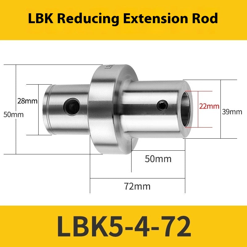 1176-Reducing Boring Tool Extension Bar LBK2/3/4/5/6 Adapter Bar Machining Center Fine & Rough Boring Tool Shank Reducing Extension Bar