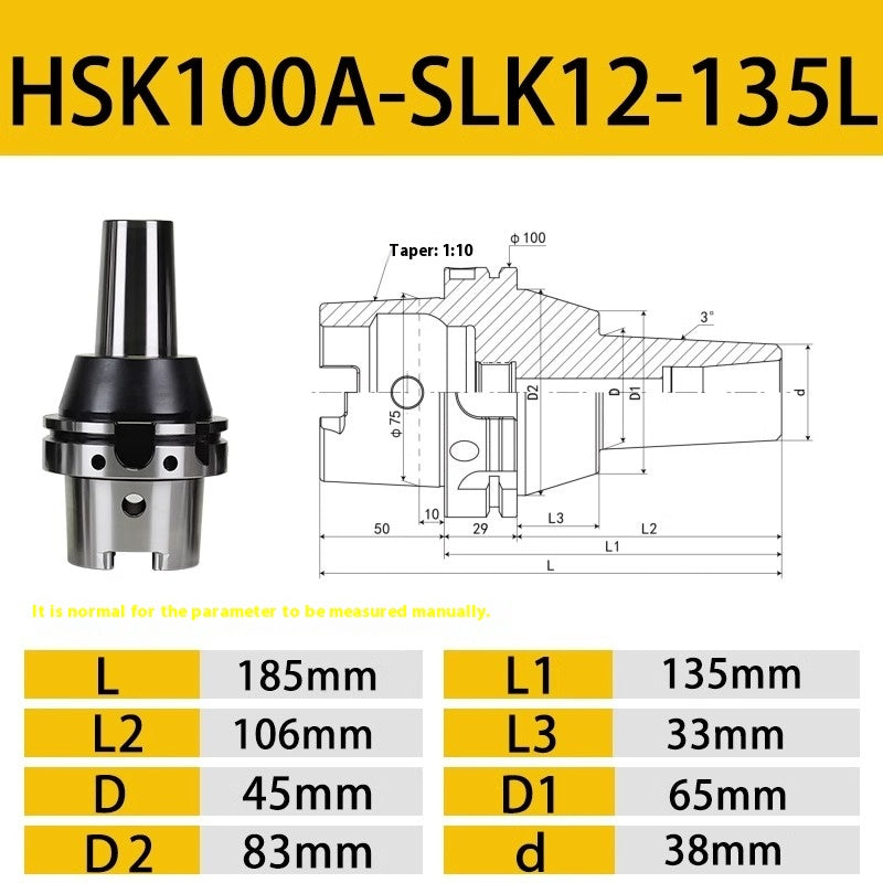 10020 HSK63 SLK Heat shrink handle Basic Toolholder HSK100A SLK Heat expansion hot-fit split sintered Toolholder Shandong Denso Pricision Tools Co.,Ltd.