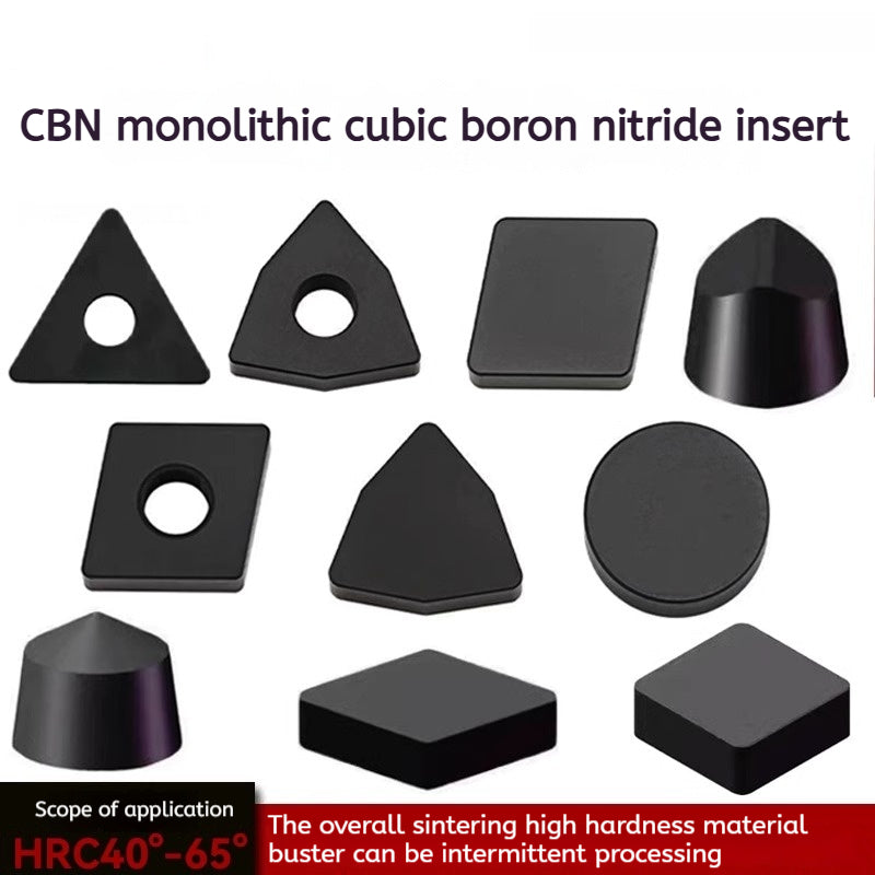 1039-CBN Integral Cubic Boron Nitride Sintered Inserts Rhombic Superhard Cylindrical CNC Cutter Heads Roll Brake Drum Lathe