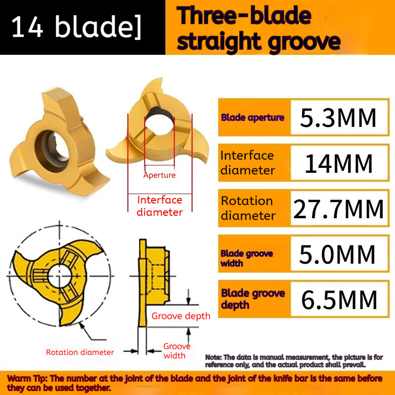 1152-Germany imported t-type cutter three-edged six-edged alloy t-type milling cutter small hole slot cutter cyclone milling cutter internal hole milling slot inserts Shandong Denso Pricision Tools Co.,Ltd.