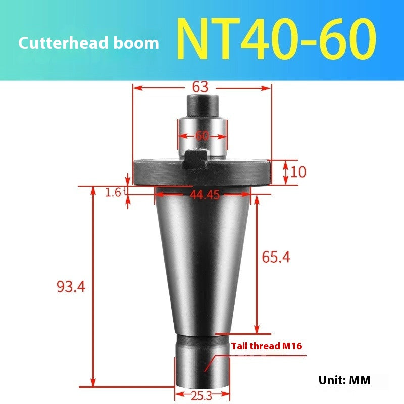 6021CNC Milling Machine 7:24 Cutter Block Boom NT50-40/60 Face Milling Cutter Block with Four Holes Indexable Boring Machine Boom Shandong Denso Pricision Tools Co.,Ltd.