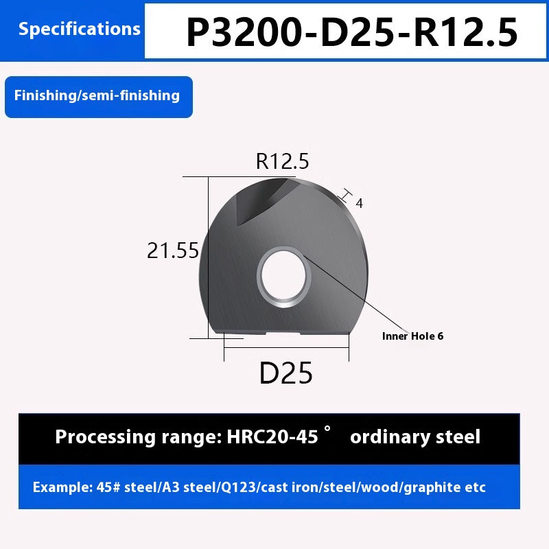 1149-South Lion Ball End Semicircular Inserts Finishing R4R5R6R8R10R12.5R15R16 20ZPFG/BNMP3202 Shandong Denso Pricision Tools Co.,Ltd.