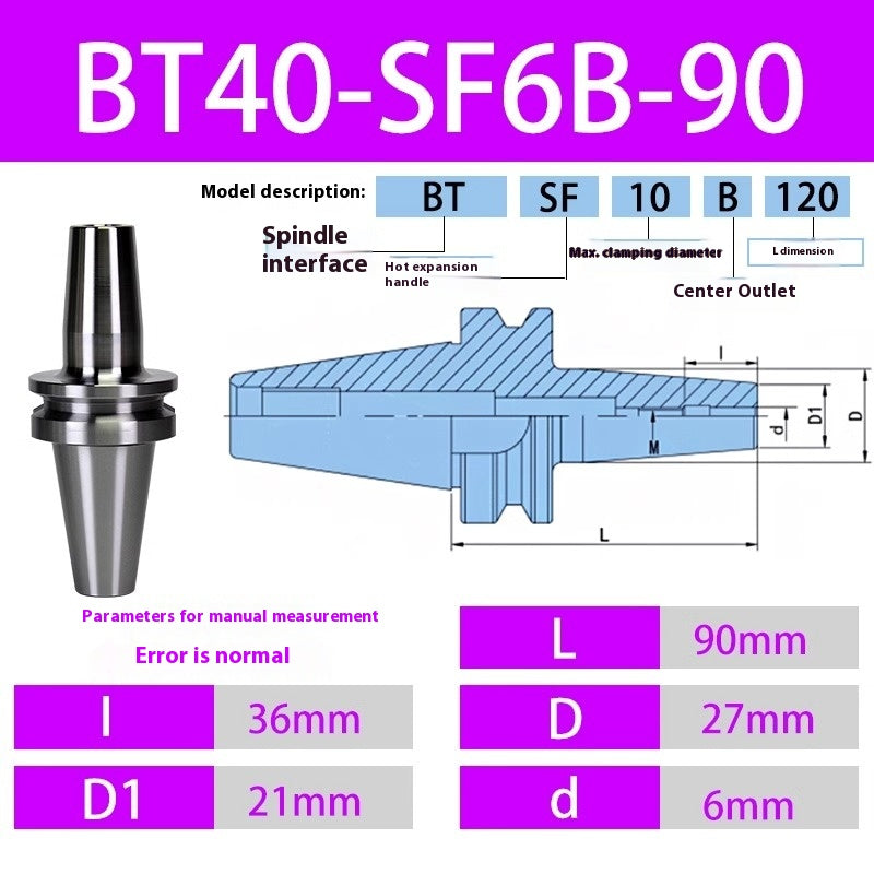 10052 BT40/BT30-SF heat shrink holder Integrated Thermal expansion hot-fit sintered holder Shandong Denso Pricision Tools Co.,Ltd.