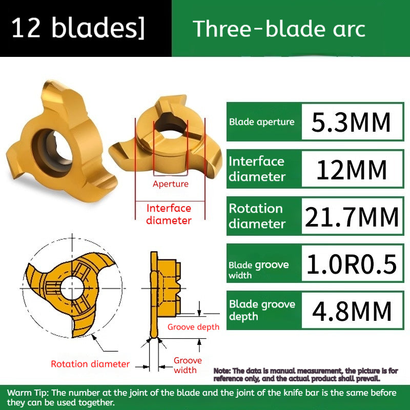 1154-Germany imported three-flute six-flute arc t-mill cyclone milling cutter bore chamfering cutter thread t-mill TR Shandong Denso Pricision Tools Co.,Ltd.