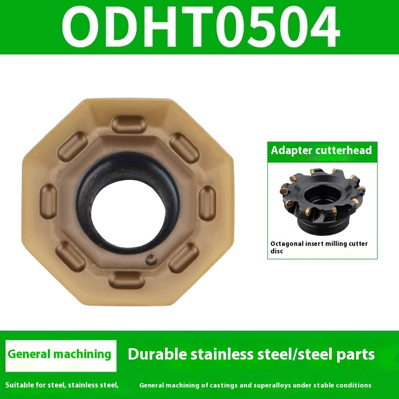 2046-CNC milling inserts, octagonal milling inserts ODHT0504 stainless steel universal machining centers, octagonal milling cutterheads, cutters Shandong Denso Pricision Tools Co.,Ltd.
