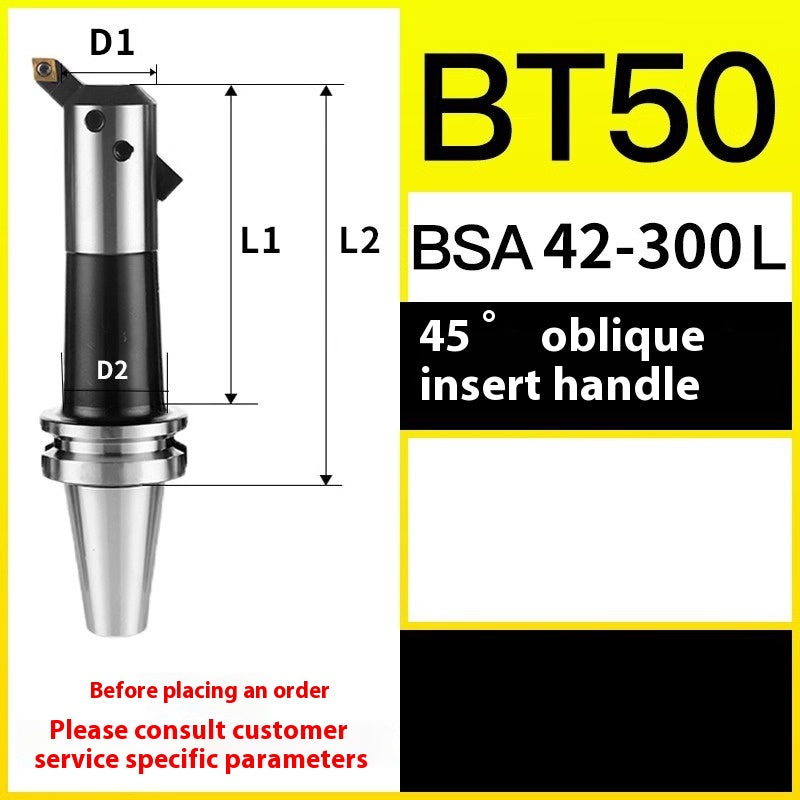 10049 BT40/50-BSA Rough Boring Cutter Holder 45/90 Degree Sleeve Lathe Boring Bar Shandong Denso Pricision Tools Co.,Ltd.
