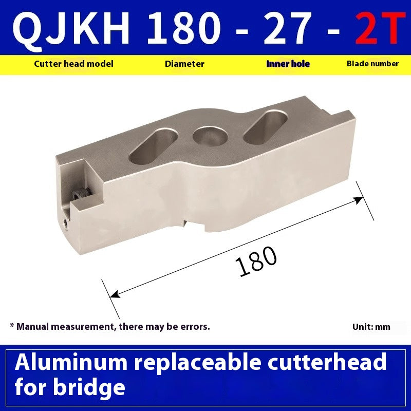 6019 Aluminum High Gloss Cutter Block Aluminum Bridge Milling Cutter Block 45/90 Degree Bridge with APMT1604/SEKT12 Face Milling Cutter Shandong Denso Pricision Tools Co.,Ltd.