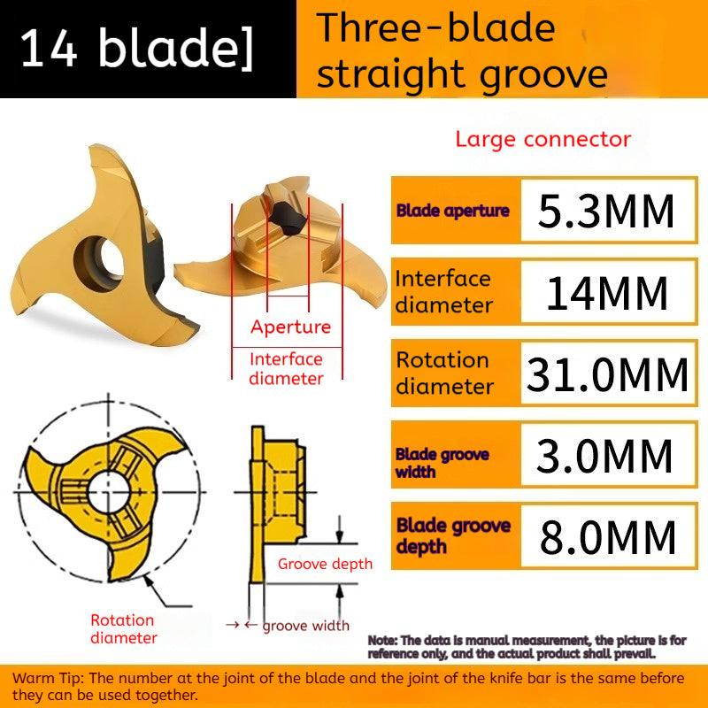1152-Germany imported t-type cutter three-edged six-edged alloy t-type milling cutter small hole slot cutter cyclone milling cutter internal hole milling slot inserts Shandong Denso Pricision Tools Co.,Ltd.