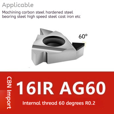 1160-Korea Imported Diamond Threaded Diamond Inserts 16ER/IR A55 AG60PCD Gemstone External Threaded Cutter Grain Shandong Denso Pricision Tools Co.,Ltd.