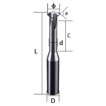 Aluminum upper and lower chamfering cutters 90 degrees tungsten steel hard alloy milling cutters 60 degrees 120 front and back inner hole chamfering cutters coated milling cutters Shandong Denso Pricision Tools Co.,Ltd.