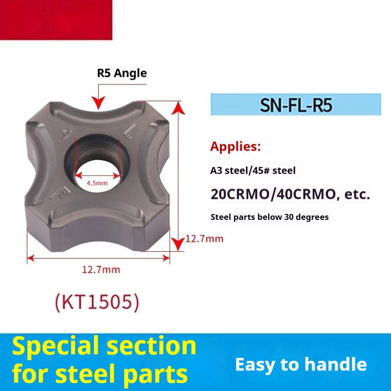 6011 Chamfering machine blade R angle processing steel parts CNC stainless steel cutter grain desktop / composite chamfering cutter grain Shandong Denso Pricision Tools Co.,Ltd.