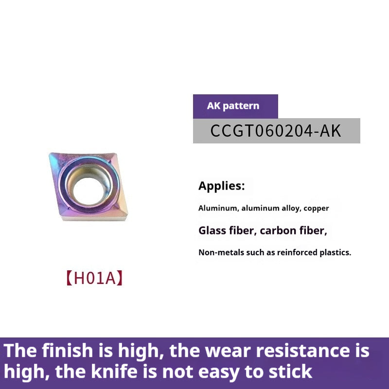 6006 CNC Aluminum Lathe Metal Ceramic Turning Inserts Nano-coated Cylindrical WNMG Bore CCMTAPMT Milling Inserts Shandong Denso Pricision Tools Co.,Ltd.