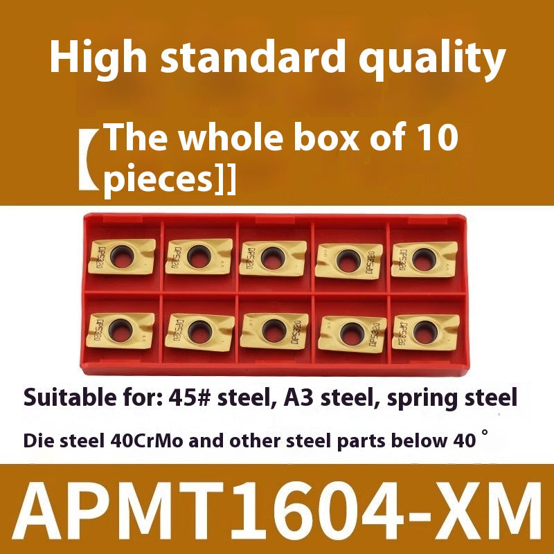 6008 CNC Milling Inserts APMT1135 Milling Blade 1604 Milling Head for Aluminum Alloy R0.8 Coated Rough Milling Machine Tool Pellets Shandong Denso Pricision Tools Co.,Ltd.