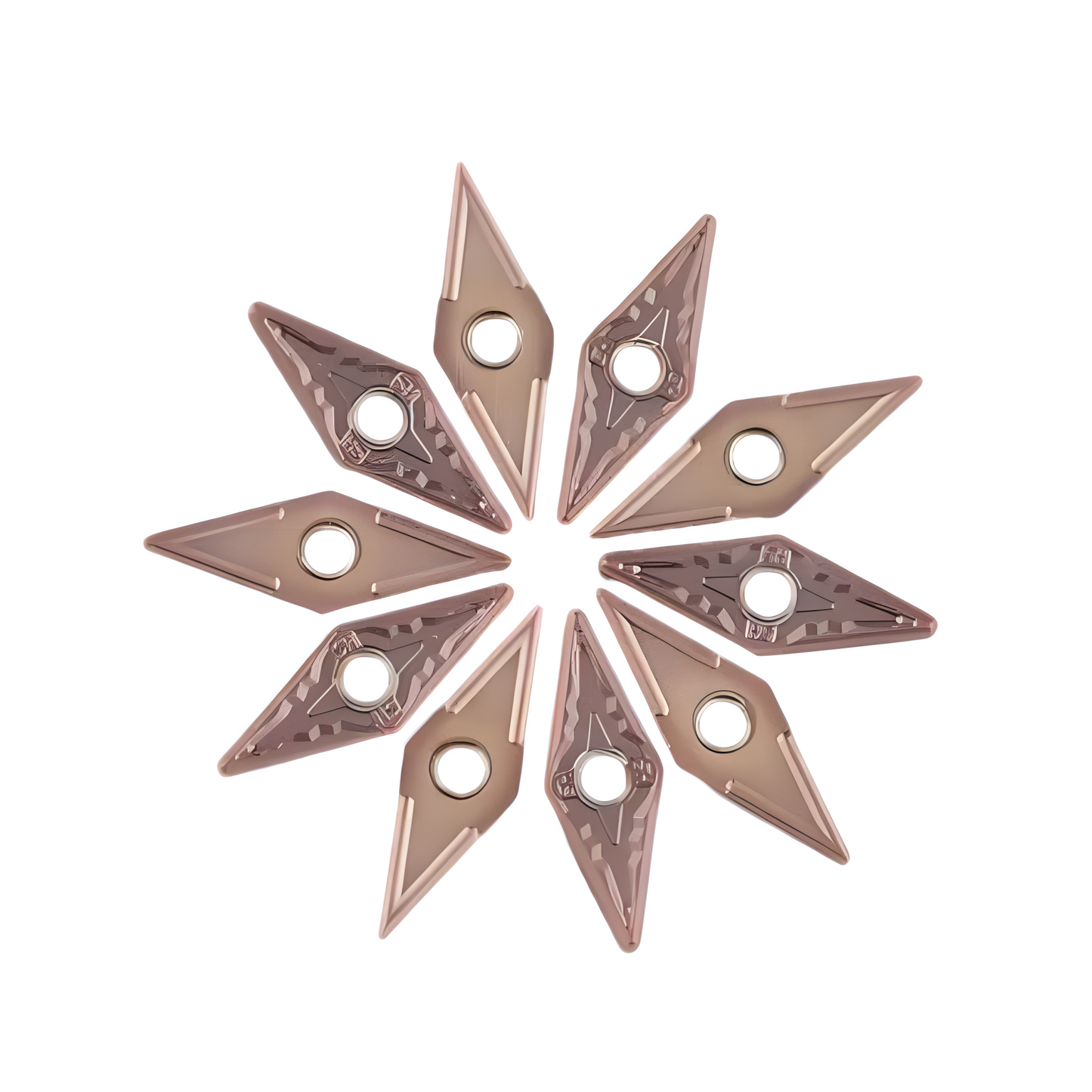 124-VNMG turning inserts, external stainless steel processing, slotting diamond turning tools Shandong Denso Pricision Tools Co.,Ltd.