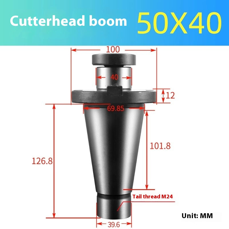 6021CNC Milling Machine 7:24 Cutter Block Boom NT50-40/60 Face Milling Cutter Block with Four Holes Indexable Boring Machine Boom Shandong Denso Pricision Tools Co.,Ltd.