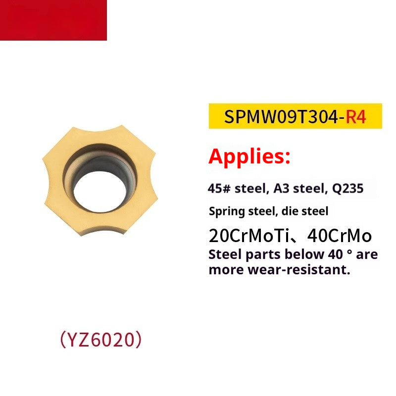 6011 Chamfering machine blade R angle processing steel parts CNC stainless steel cutter grain desktop / composite chamfering cutter grain Shandong Denso Pricision Tools Co.,Ltd.