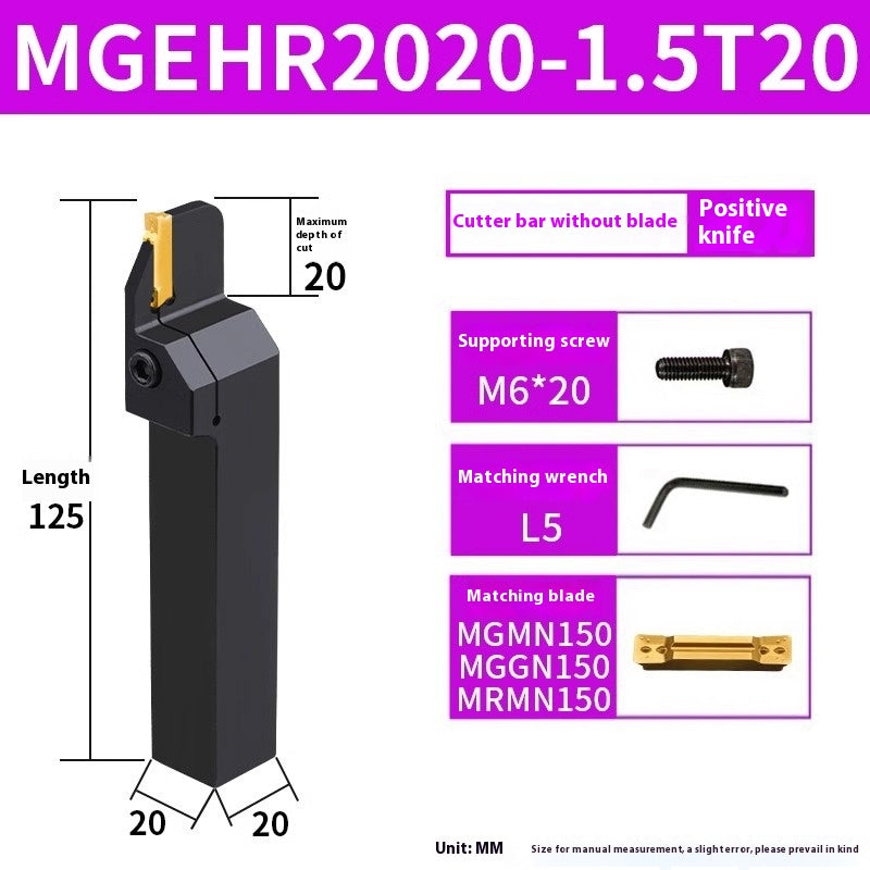 1158-CNC toolholder OD cut-off grooving lathe cutter MGEHR cutter lathe tool extended cutter groove cutter Shandong Denso Pricision Tools Co.,Ltd.
