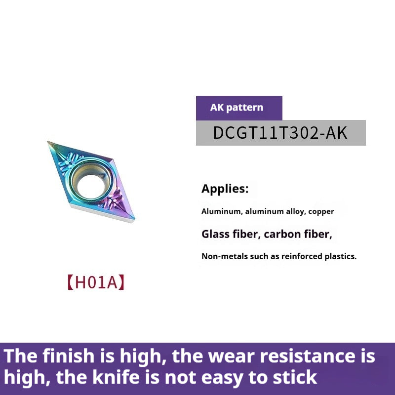 6006 CNC Aluminum Lathe Metal Ceramic Turning Inserts Nano-coated Cylindrical WNMG Bore CCMTAPMT Milling Inserts Shandong Denso Pricision Tools Co.,Ltd.