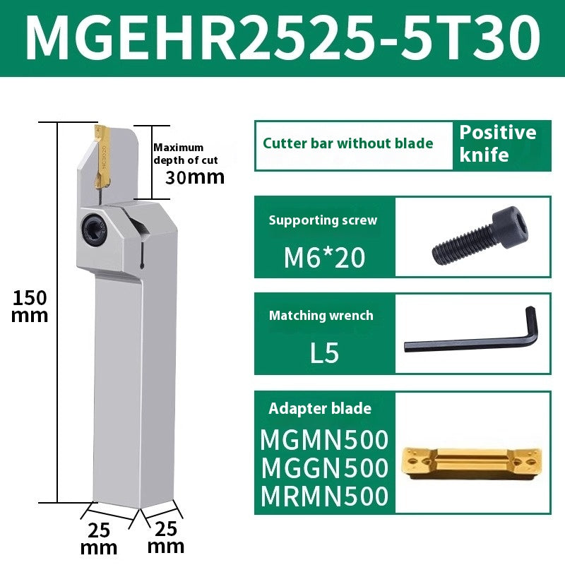 1158-CNC toolholder OD cut-off grooving lathe cutter MGEHR cutter lathe tool extended cutter groove cutter Shandong Denso Pricision Tools Co.,Ltd.