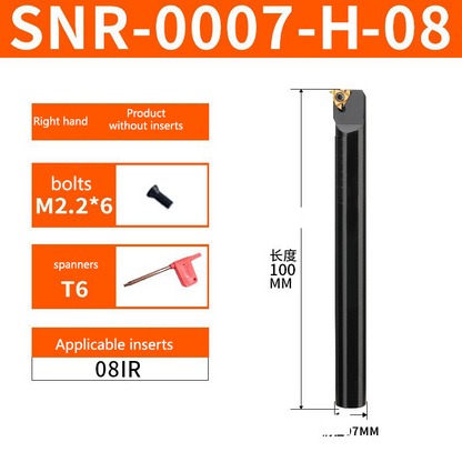 5000 SNR0016Q16/0020R16/K11 Internal Threading Toolholder CNC Thread Turning Tool/Turning Toolholder