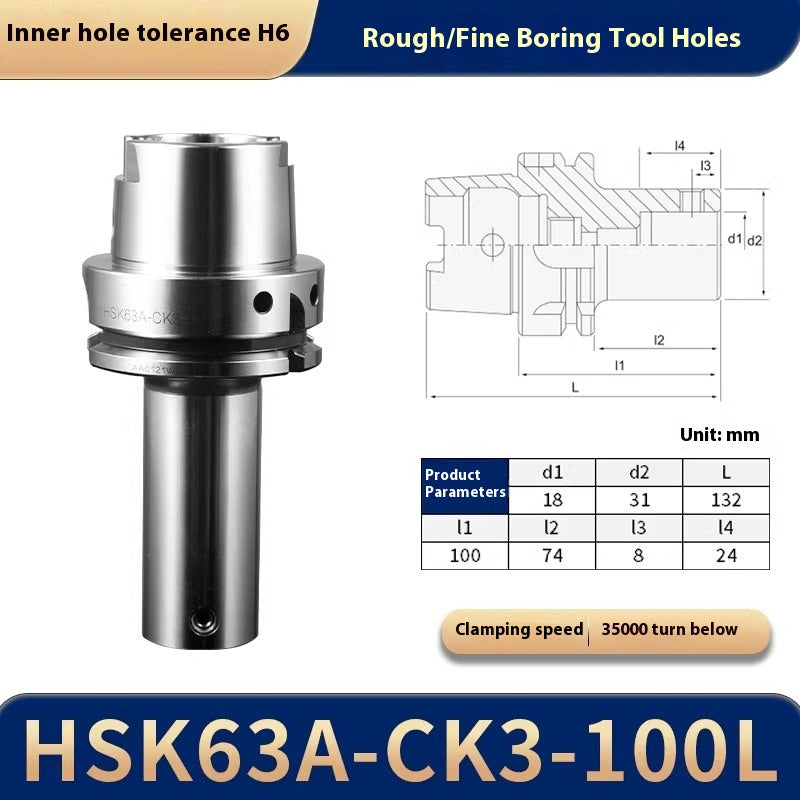 2054-High precision boring tool holder BT40-CKB4-125 precision boring tool BT30 rough boring tool connection tool holder Shandong Denso Pricision Tools Co.,Ltd.