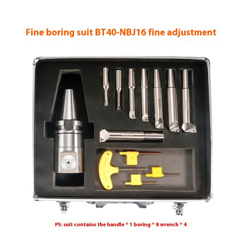 2055-Fine-tuned fine boring cutter set, CNC machining center, adjustable fine boring head, BT40 boring cutter SBJ shank Shandong Denso Pricision Tools Co.,Ltd.