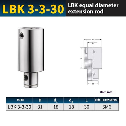 2057-CNC LBK1/2/3/4 equal diameter boring tool extension rod fine-tuning machining center rough and fine boring tool handle extension connecting rod Shandong Denso Pricision Tools Co.,Ltd.