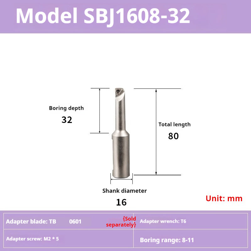 2055-Fine-tuned fine boring cutter set, CNC machining center, adjustable fine boring head, BT40 boring cutter SBJ shank Shandong Denso Pricision Tools Co.,Ltd.