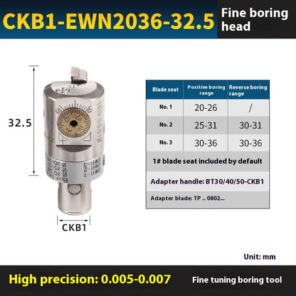 2053-Fine-tuning precision boring tool BT40-EWN tool holder double-edged rough boring tool outer diameter machining center nbh2084NBJ16 set Shandong Denso Pricision Tools Co.,Ltd.