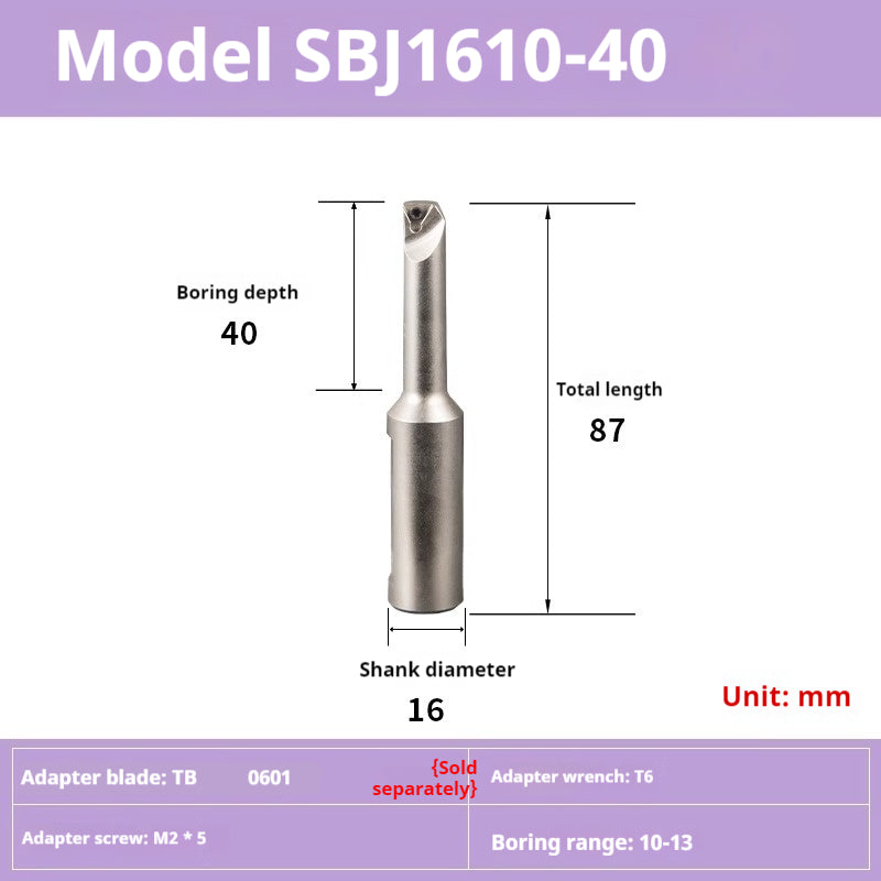 2055-Fine-tuned fine boring cutter set, CNC machining center, adjustable fine boring head, BT40 boring cutter SBJ shank Shandong Denso Pricision Tools Co.,Ltd.