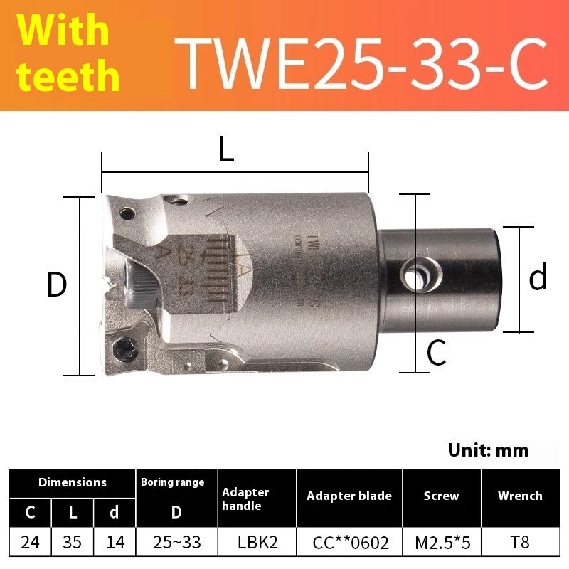 2048-Double-edged TWN rough boring cutter holder BT40 adjustable CNC deep hole boring head TWE CNC CKB/BST boring shank Shandong Denso Pricision Tools Co.,Ltd.