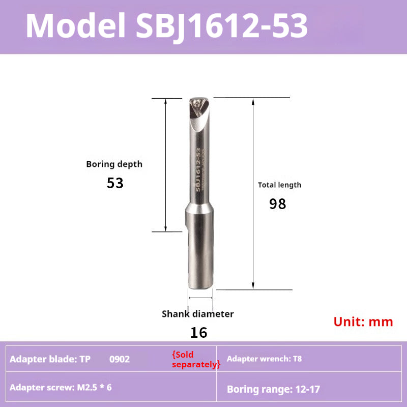 2055-Fine-tuned fine boring cutter set, CNC machining center, adjustable fine boring head, BT40 boring cutter SBJ shank Shandong Denso Pricision Tools Co.,Ltd.