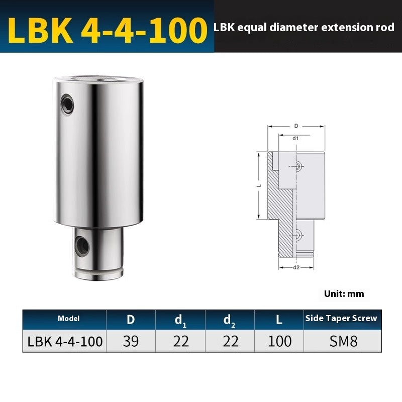 2057-CNC LBK1/2/3/4 equal diameter boring tool extension rod fine-tuning machining center rough and fine boring tool handle extension connecting rod Shandong Denso Pricision Tools Co.,Ltd.