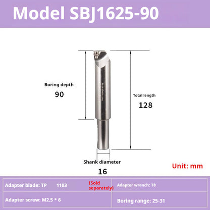 2055-Fine-tuned fine boring cutter set, CNC machining center, adjustable fine boring head, BT40 boring cutter SBJ shank Shandong Denso Pricision Tools Co.,Ltd.