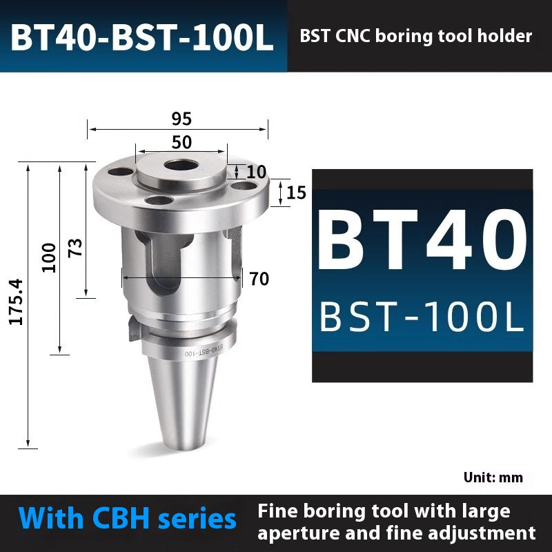 2051-Fine-tuned fine boring cutter, bridge CBH, adjustable bt40/bt50 large bore double-edged rough boring cutter, outer cylindrical boring shank Shandong Denso Pricision Tools Co.,Ltd.