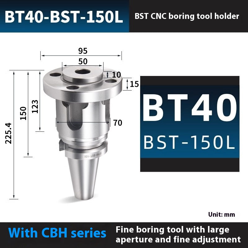 2051-Fine-tuned fine boring cutter, bridge CBH, adjustable bt40/bt50 large bore double-edged rough boring cutter, outer cylindrical boring shank Shandong Denso Pricision Tools Co.,Ltd.