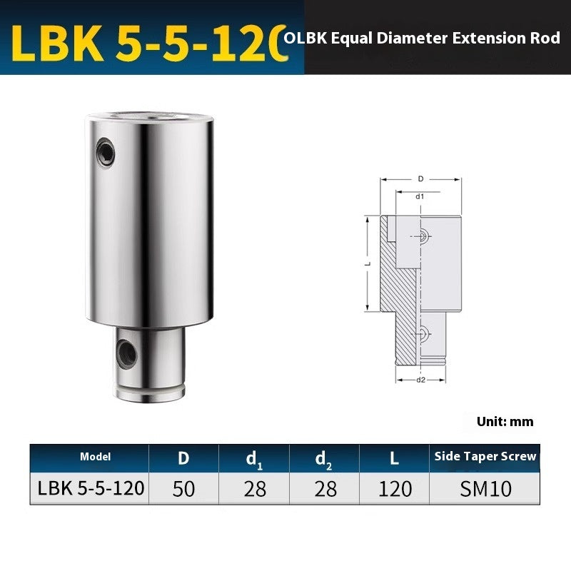 2057-CNC LBK1/2/3/4 equal diameter boring tool extension rod fine-tuning machining center rough and fine boring tool handle extension connecting rod Shandong Denso Pricision Tools Co.,Ltd.