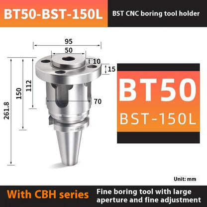 2051-Fine-tuned fine boring cutter, bridge CBH, adjustable bt40/bt50 large bore double-edged rough boring cutter, outer cylindrical boring shank Shandong Denso Pricision Tools Co.,Ltd.