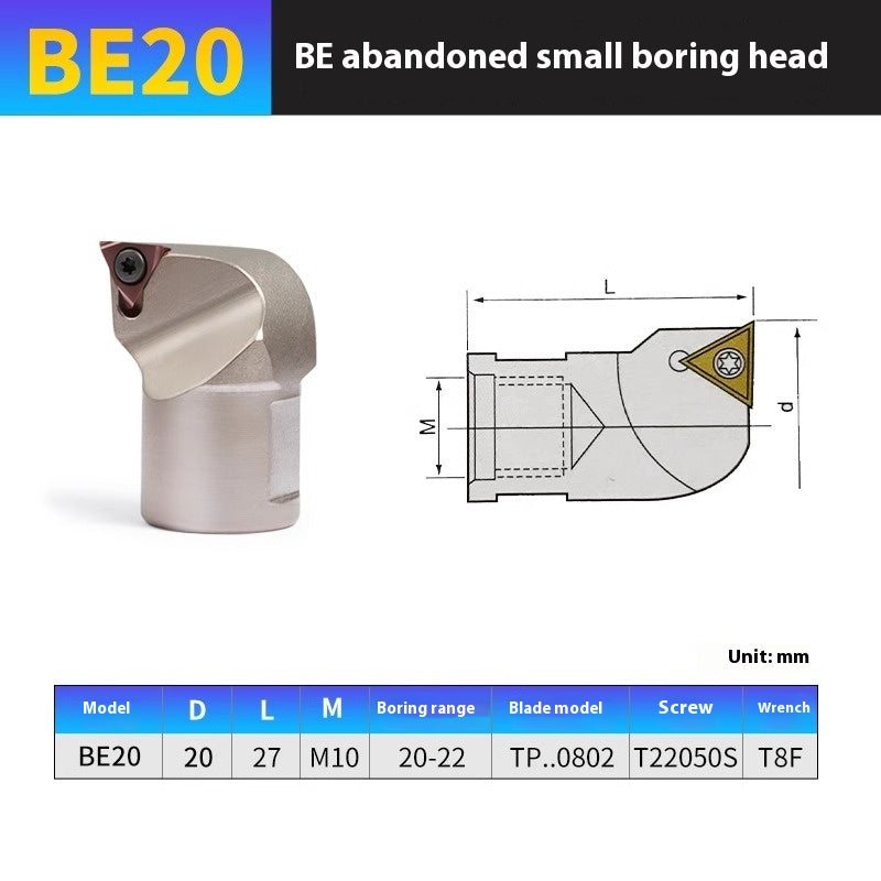 2056-CBR20/30 Precision Cylindrical Boring Tool Holder Combined Machining Center Back Boring Cylindrical Boring Abandoned Boring Head Shandong Denso Pricision Tools Co.,Ltd.