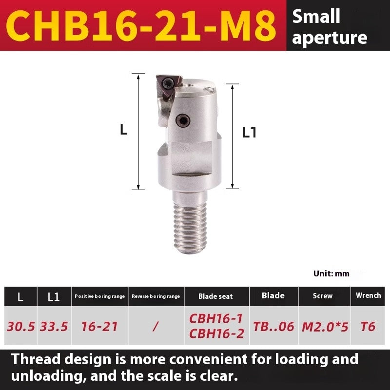 2049-Fine adjustment fine boring cutter adjustable boring head ENH insert holder machining center deep hole boring tool holder CKB boring shank Shandong Denso Pricision Tools Co.,Ltd.