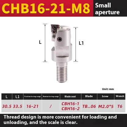 2049-Fine adjustment fine boring cutter adjustable boring head ENH insert holder machining center deep hole boring tool holder CKB boring shank Shandong Denso Pricision Tools Co.,Ltd.