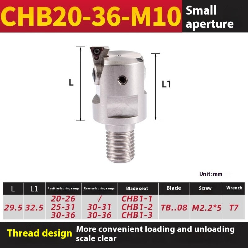 2049-Fine adjustment fine boring cutter adjustable boring head ENH insert holder machining center deep hole boring tool holder CKB boring shank Shandong Denso Pricision Tools Co.,Ltd.