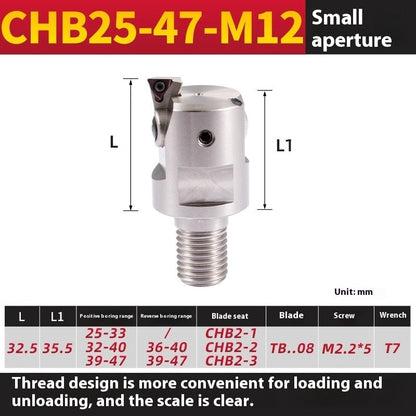 2049-Fine adjustment fine boring cutter adjustable boring head ENH insert holder machining center deep hole boring tool holder CKB boring shank Shandong Denso Pricision Tools Co.,Ltd.