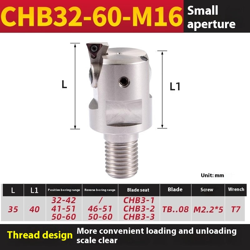 2049-Fine adjustment fine boring cutter adjustable boring head ENH insert holder machining center deep hole boring tool holder CKB boring shank Shandong Denso Pricision Tools Co.,Ltd.