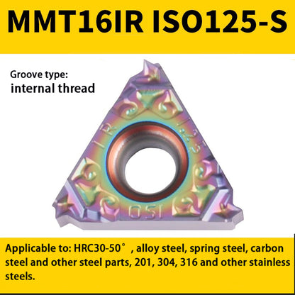 94-Colorful internal/external thread blade MMT 16IR/ER1.5-3.0 teeth steel parts high hardness special Shandong Denso Pricision Tools Co.,Ltd.