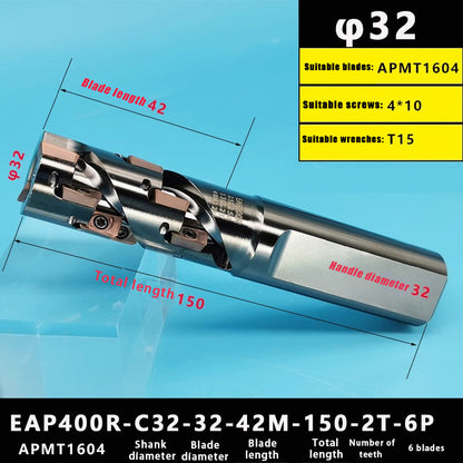 3010-Corn milling cutter spiral roughing right angle corn end milling cutter bar