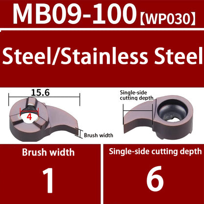 103-comma blade MB09GR/07GR/05GR small hole grooving tool bar inner hole cutting tool Shandong Denso Pricision Tools Co.,Ltd.