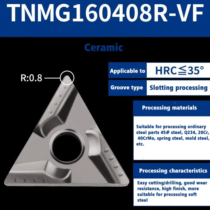 64-Ceramic blade TNMG1604 external turning tool Shandong Denso Pricision Tools Co.,Ltd.