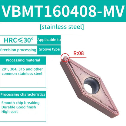 85-VBMT/VCMT/VCGT/VBGT tungsten steel blade diamond head Shandong Denso Pricision Tools Co.,Ltd.